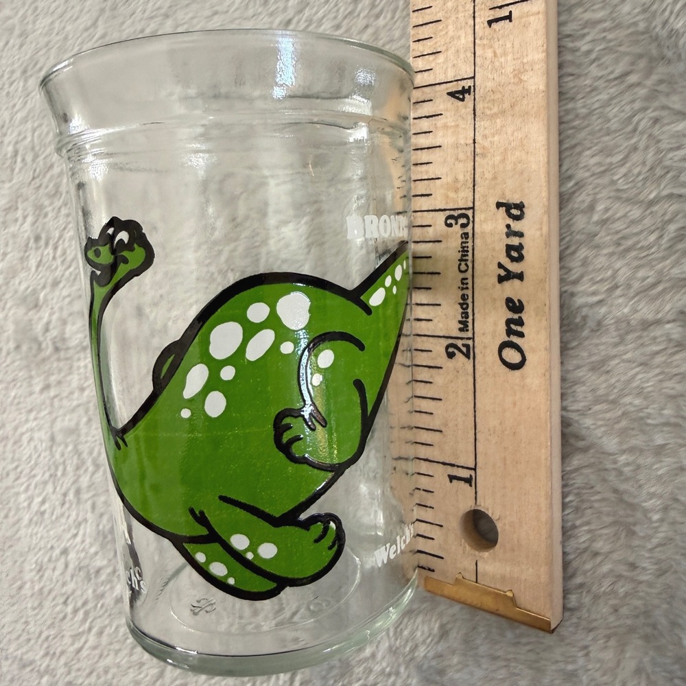 VTG Anchor Glass Welch's Tom & Jerry Glass Dino‎ Jerry Mouse 1990 Set - Picture 9 of 12